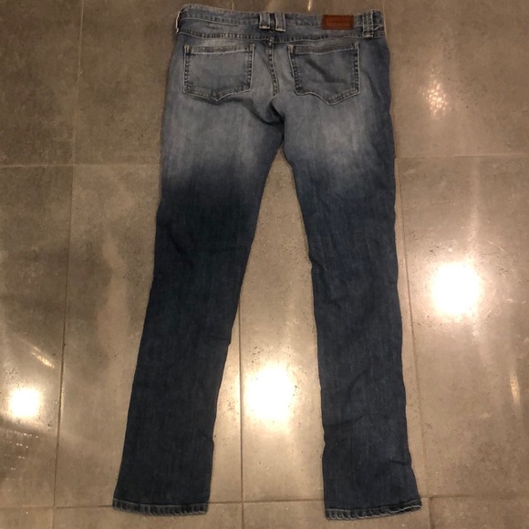 🌟 Vintage Y2K Frankie B. Distressed Jeans – 80s Fishnet Peekaboo Accents 🌟 - Picture 4 of 6